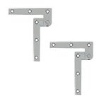 Solid Brass 3 7/8" x 5/8" x 1/4" Pivot Door Hinge (Sold as a Pair) in Polished Chrome