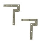 Solid Brass 4 3/8" x 5/8" x 1/4" Pivot Door Hinge (Sold as a Pair) in Brushed Nickel