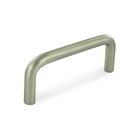 Solid Brass 3" Centers Wire Pull in Brushed Nickel