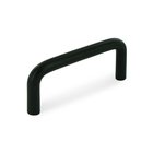 Solid Brass 3" Centers Wire Pull in Paint Black