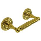 Double Post Toilet Paper Holder in PVD Brass