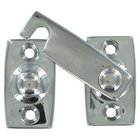 Solid Brass 7/8" Shutter Bar/Door Latch in Polished Chrome