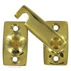 Solid Brass 7/8" Shutter Bar/Door Latch in Polished Brass