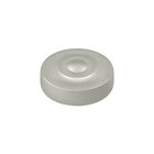 Solid Brass 1" Diameter Round Dimple Screw Cover in Brushed Nickel