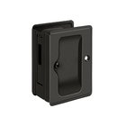 Heavy Duty Pocket Lock Adjustable 3 1/4"x 2 1/4" Sliding Door Receiver in Oil Rubbed Bronze