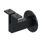 Modern 3 1/4" Projection Hand Rail Bracket (Sold Individually) in Paint Black