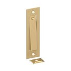 Pocket Door Jamb Bolt in Brushed Brass