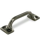 Solid Brass 3 1/2" Centers Front Mounted Handle in Antique Nickel