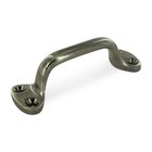 Solid Brass 5" Centers Front Mounted Handle in Antique Nickel