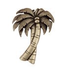 1 7/8" Palm Tree Knob in Antique Brass