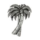 1 7/8" Palm Tree Knob in Antique Pewter