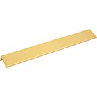 12" Long Edge Pull in Aluminum Brushed Gold