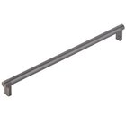 12" Centers Appliance Pull Rectangular Stem in Oil Rubbed Bronze And Smooth Bar in Oil Rubbed Bronze