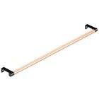 18-1/4" Centers Round Edge Stem in Oil Rubbed Bronze And Smooth Bar in Satin Copper