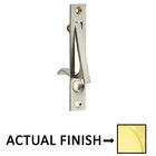 4" (102mm) Edge Pull in Polished Brass