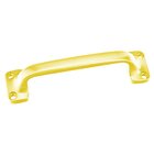 5 1/2" Centers Front Mounted Pull in Polished Brass
