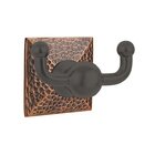 Hammered Double Hook in Oil Rubbed Bronze