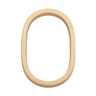 #0 Modern House Number in Satin Brass