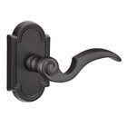 Single Dummy  Right Handed Napoli Lever With #11 Rose in Flat Black Bronze