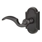 Passage Left Handed Napoli Lever With #11 Rose in Flat Black Bronze