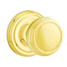 Double Dummy Norwich Door Knob With Regular Rose in Unlacquered Brass