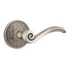 Single Dummy Right Handed Elan Lever With Lancaster Rose in Pewter
