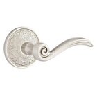 Double Dummy Elan Right Handed Lever With Lancaster Rose in Satin Nickel