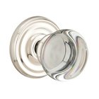 Providence Passage Door Knob with Regular Rose in Polished Nickel