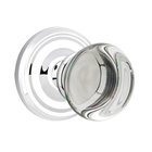Providence Passage Door Knob with Regular Rose in Polished Chrome