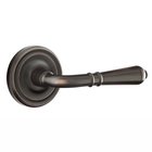 Passage Right Handed Turino Door Lever With Regular Rose in Oil Rubbed Bronze