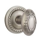 Passage Victoria Knob With Rope Rose in Pewter