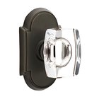Windsor Passage Door Knob and #8 Rose with Concealed Screws in Oil Rubbed Bronze