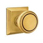 Passage Norwich Door Knob With Quincy Rose in French Antique Brass