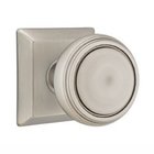 Privacy Norwich Door Knob With Quincy Rose in Pewter