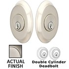 Saratoga Double Cylinder Deadbolt in Pewter