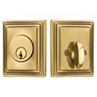Wilshire Single Cylinder Deadbolt in French Antique Brass