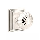 Single Dummy Melon Door Knob With Wilshire Rose in Polished Nickel