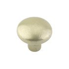 1" Diameter Bronze Round Knob in Tumbled White Bronze