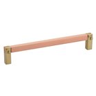 6" Centers Mortise & Tenon Pull in Satin Brass