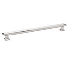10" Centers Geometric Rectangular Pull in Polished Nickel