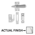 Casement Latch Large With 3 Strikes in Polished Chrome