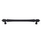 12" Concealed Surface Mount Spindle Door Pull in Flat Black