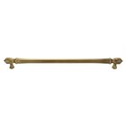 18" Concealed Surface Mount Spindle Door Pull in French Antique Brass