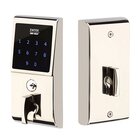 EMTouch Electronic Touchscreen Deadbolt in Polished Nickel