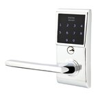 Helios Left Hand Emtouch Lever with Electronic Touchscreen Lock in Polished Chrome