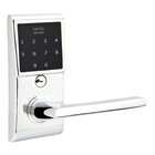 Helios Right Hand Emtouch Lever with Electronic Touchscreen Lock in Polished Chrome