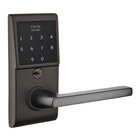 Helios Right Hand Emtouch Lever with Electronic Touchscreen Lock in Flat Black