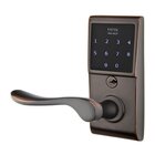 Luzern Left Hand Emtouch Lever with Electronic Touchscreen Lock in Oil Rubbed Bronze