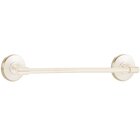 30" Towel Bar with Watford Rosette in Lifetime Polished Nickel
