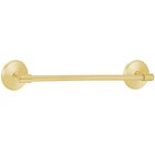 30" Towel Bar with Watford Rosette in Satin Brass